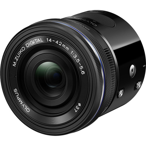 Olympus Air A01 16MP Interchangeable Lens Smartphone Camera w/ 14-42mm EZ Lens (Black)