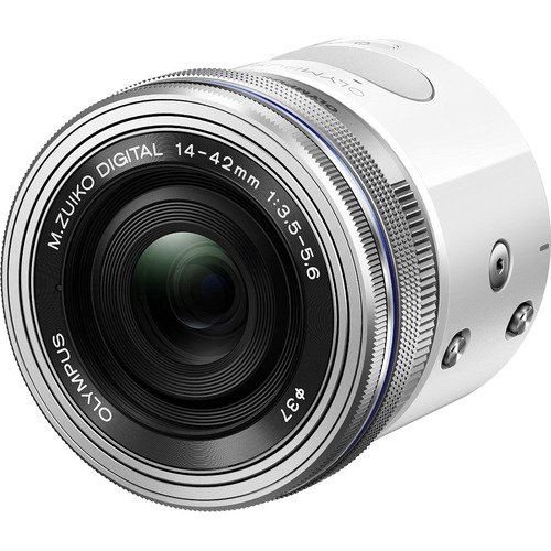 Olympus Air A01 16MP Interchangeable Lens Smartphone Camera w/ 14-42mm EZ Lens (White)