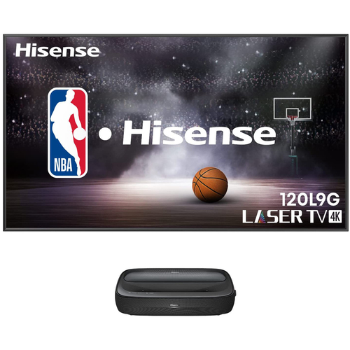 Hisense 120 TriChroma Laser 4K TV Projector with 120` ALR Screen (120L9G-CINE120A)