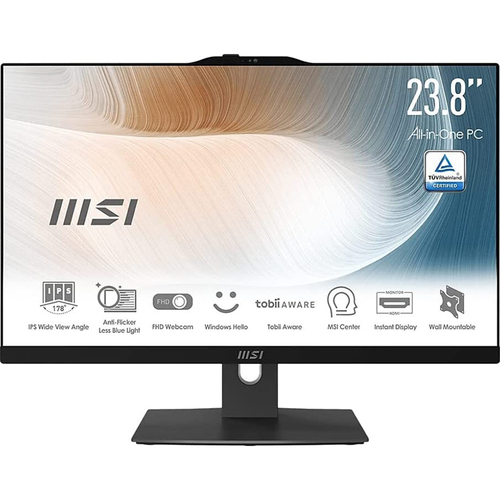 MSI Modern AM242TP 23.8` Touchscreen FHD AIO Desktop - MAM242TP12M235