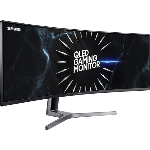 Samsung 49` CRG9 Dual QHD 120Hz QLED Curved Gaming Monitor (LC49RG90SSNXZA) - Open Box