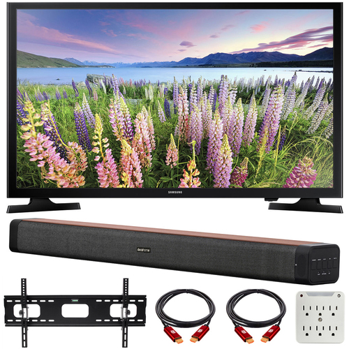 Samsung UN40N5200A 40` N5200 Smart Full HD TV w/ Deco Home 60W Soundbar Bundle