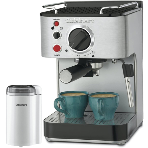 Cuisinart 1.66 Quart Manual Espresso Maker with Coffee Grinder