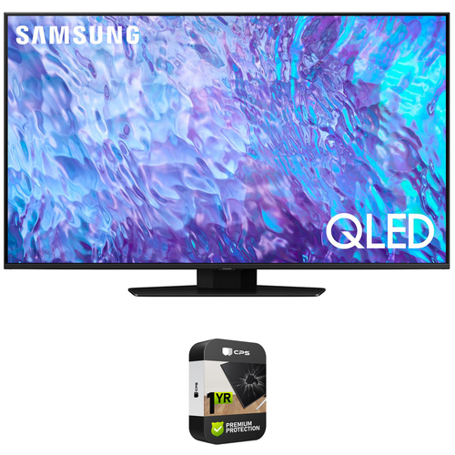 Samsung QN50Q80CA 50` QLED 4K Smart TV w/ 1 Year Extended Warranty (2023 Model)