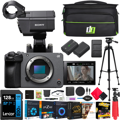 Sony Cinema Line FX30 Super 35 Camera Body Kit + XLR Top Handle Unit Filmmaker Bundle