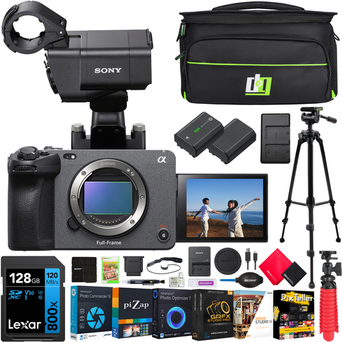 Sony Cinema Line FX3 Full Frame Camera Body Kit + XLR Top Handle Filmmaker Bundle