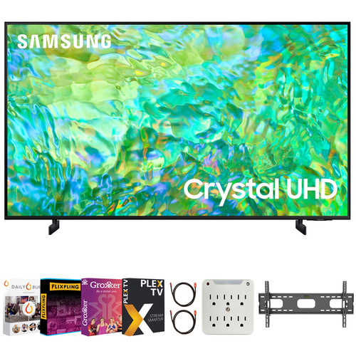 Samsung 50 inch Crystal UHD 4K Smart TV with Movies Streaming Pack (2023 Model)