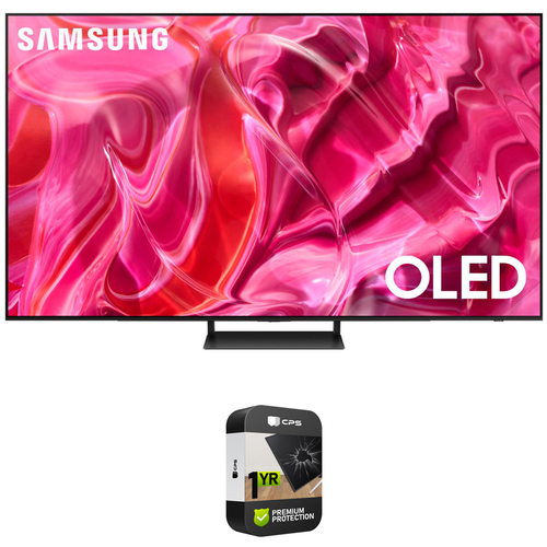 Samsung QN65S90CA 65` OLED 4K Smart TV w/ 1 Year Extended Warranty (2023 Model)