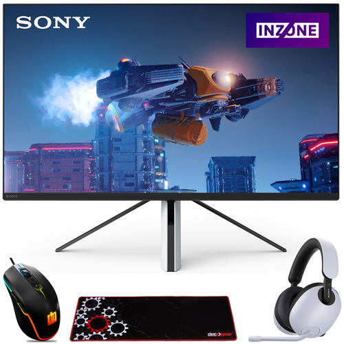 Sony 27` INZONE M3 FHD Gaming Monitor w/ Sony INZONE H7 Gaming Headset + Accessories