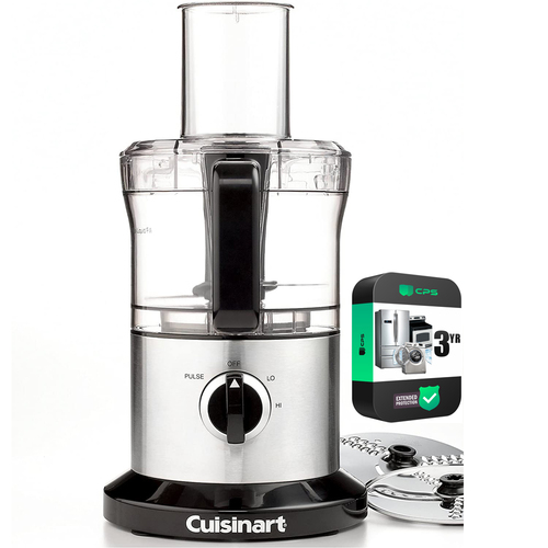 Cuisinart 8-Cup Food Processor Stainless Steel Refurbished with 3 Year Warranty