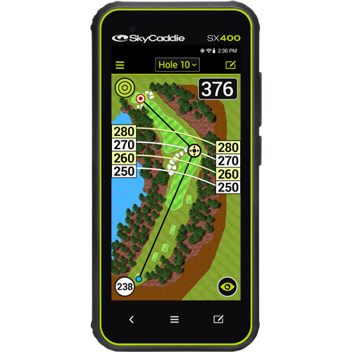 SkyCaddie SX400 Handheld Golf GPS with 4` Touch Display - Black - Open Box