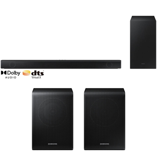 Samsung HW-B550 2.1ch Soundbar w/ Dolby Audio DTS Virtual:X + Wireless Surround Speakers
