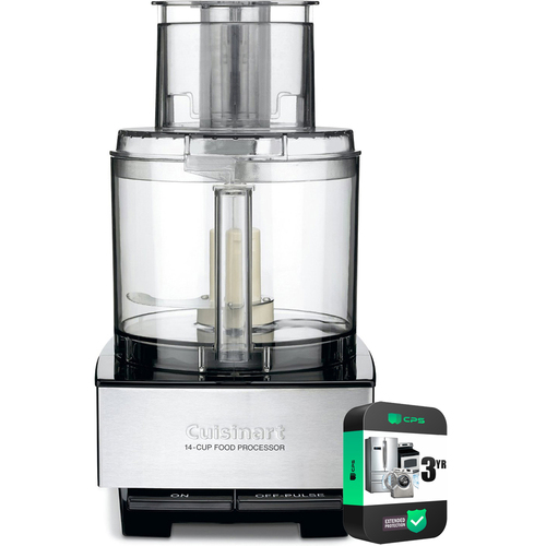 Cuisinart 14-Cup Food Processor Brushed Stainless Steel with 3 Year Warranty