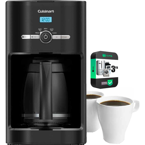 Cuisinart Brew Central 12-Cup Programmable Coffeemaker Black + 3 Year Warranty