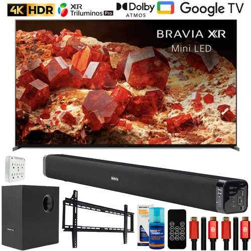 Sony BRAVIA XR 65` X93L Mini LED 4K HDR TV 2023 with Deco Gear Home Theater Bundle