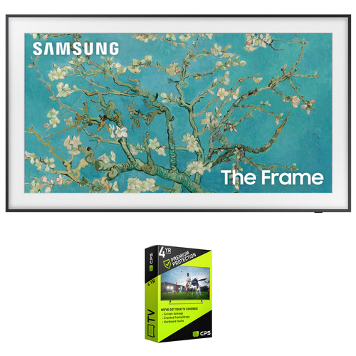 Samsung 32` The Frame QLED HDR 4K Smart TV w/ 4 Year Extended Warranty (2023 Model)