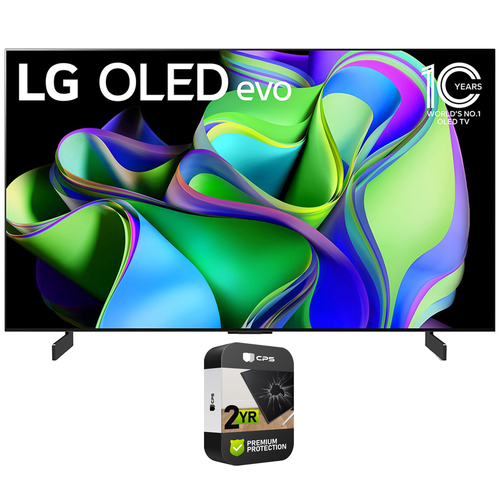 LG OLED evo C3 48 Inch HDR 4K Smart OLED TV 2023 Renewed with 2 Year Warranty