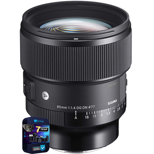 Sigma 85mm F1.4 DG DN Art Lens for Sony E-Mount Cameras with 7 Year Warranty