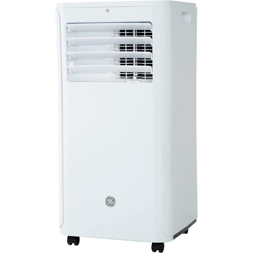 GE 6,100 BTU Portable Air Conditioner with Dehumidifier, Remote, White, Refurbished
