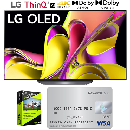LG 65` B3 series OLED 4K UHD Smart ThinQ AI TV w/ 4 Yr Warranty + $25 Gift Card