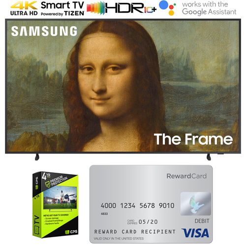 Samsung QN43LS03BA 43` The Frame QLED 4K UHD Smart TV w/ 4 Yr Warranty + $100 Gift Card