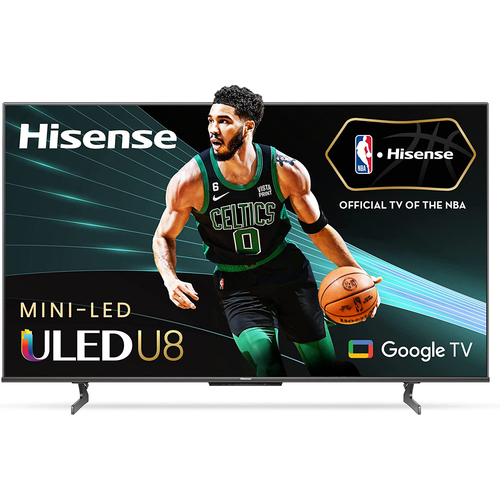 Hisense 65 Inch QLED U8H Series Quantum 4K ULED Mini-LED Google Smart TV
