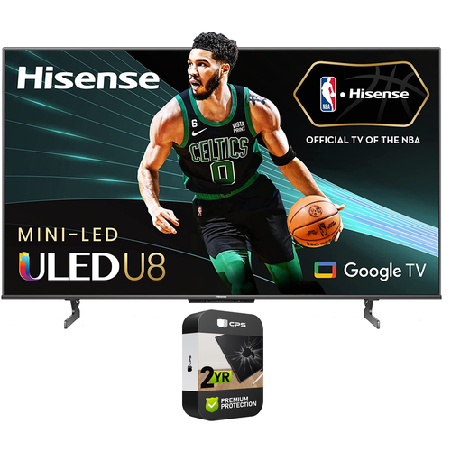 Hisense 65 Inch QLED U8H Series Quantum 4K ULED Mini-LED TV with 2 Year Warranty