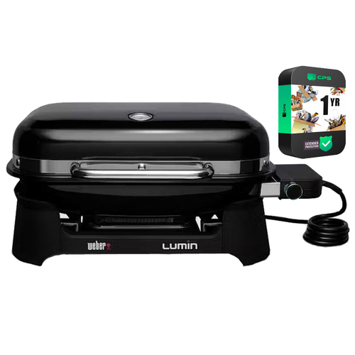 Weber Lumin Electric Indoor/Outdoor Grill Black with 1 Year Warranty