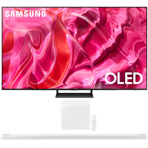 Samsung 65 Inch OLED 4K Smart TV 2023 with 3.1.2ch Soundbar White