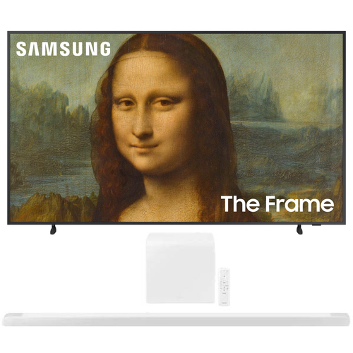 Samsung 65 inch The Frame QLED 4K UHD Quantum HDR Smart TV 2022 with Soundbar