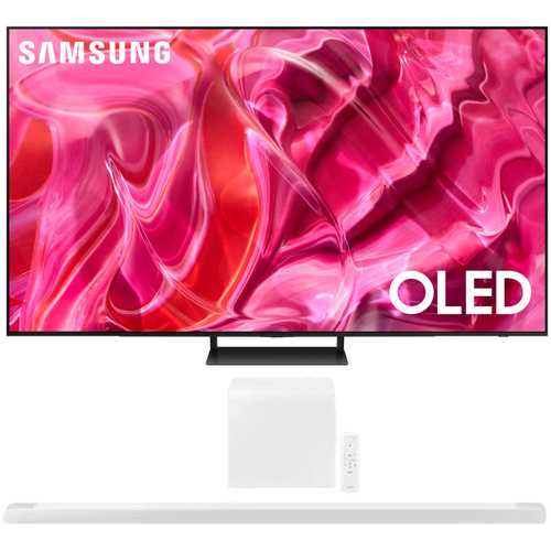 Samsung 55 Inch OLED 4K Smart TV 2023 with 3.1.2ch Soundbar White