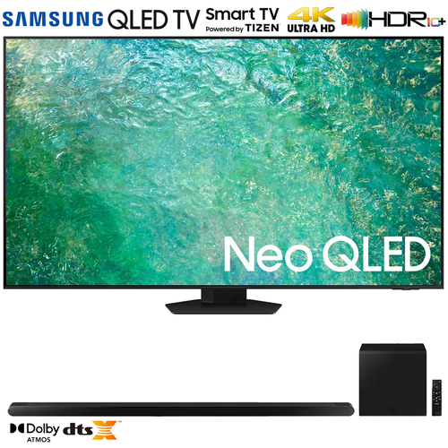 Samsung QN85QN85CA 85 Inch Neo QLED 4K Smart TV (2023) w/ 3.2.1ch Soundbar Black
