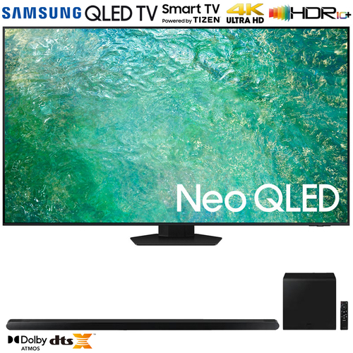 Samsung QN75QN85CA 75` Neo QLED 4K Smart TV (2023) w/ 3.2.1ch Soundbar Black