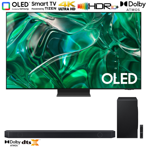 Samsung S95C 77` HDR Quantum Dot OLED Smart TV (2023) w/ Q-series 7.1.2 Ch. Soundbar