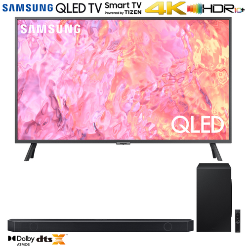Samsung QN70Q60CA 70 Inch QLED 4K Smart TV (2023) w/ Q-series 7.1.2 Ch. Soundbar