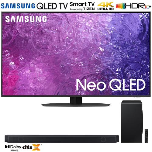 Samsung QN55QN90CA 55` Neo QLED 4K Smart TV (2023) w/ Q-series 7.1.2 Ch. Soundbar