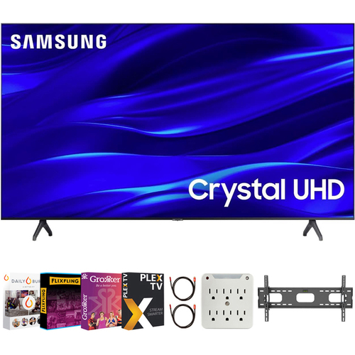 Samsung 55` TU690T Crystal UHD 4K HDR Tizen Smart TV 2023 with Movies Streaming Pack