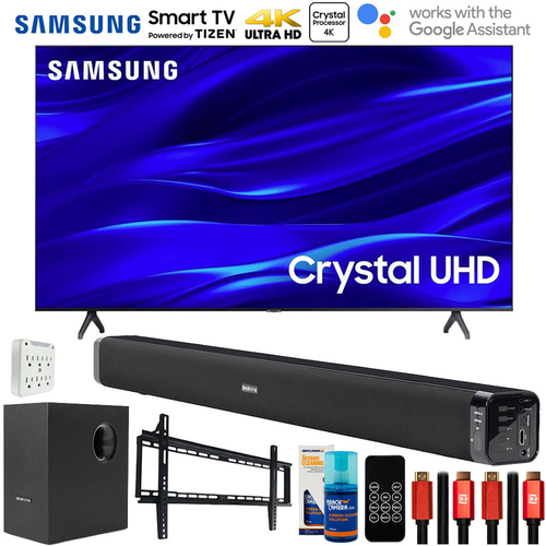 Samsung 55` TU690T Crystal UHD 4K HDR Smart TV 2023 with Deco Gear Home Theater Bundle