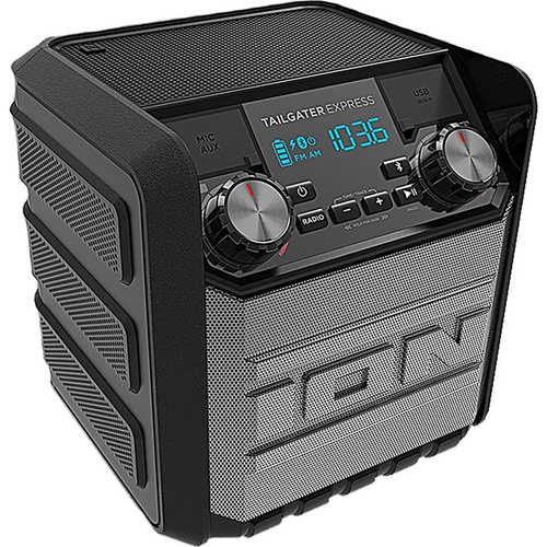 Ion Audio Tailgater Express 20W Water-Proof Bluetooth Compact Speaker, Refurb - Open Box
