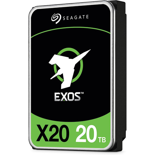 Seagate Exos X20 Hard Drive, 20TB, SATA 6 GB/s, 7200 RPM