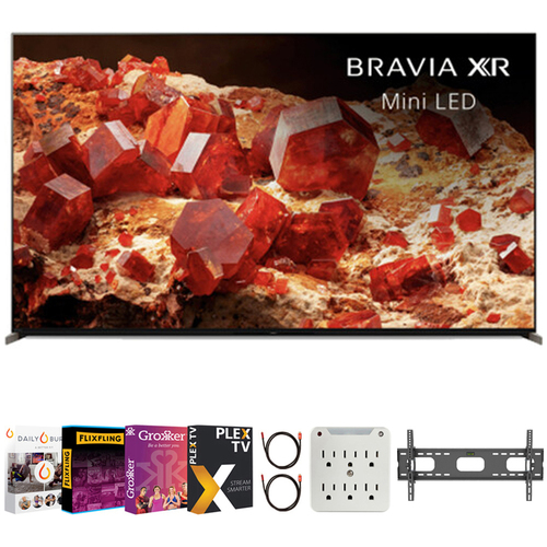 Sony BRAVIA XR 75` X93L Mini LED 4K HDR Google TV 2023 with Movies Streaming Pack