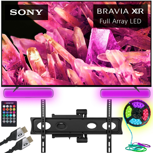 Sony Bravia XR 55` X90K 4K HDR Full Array LED Renewed with Monster Cable Bundle