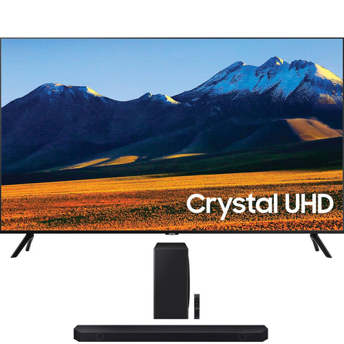 Samsung 86` Crystal UHD 4K Smart TV 2021 + Q-series 5.1.2 ch. Wireless Soundbar