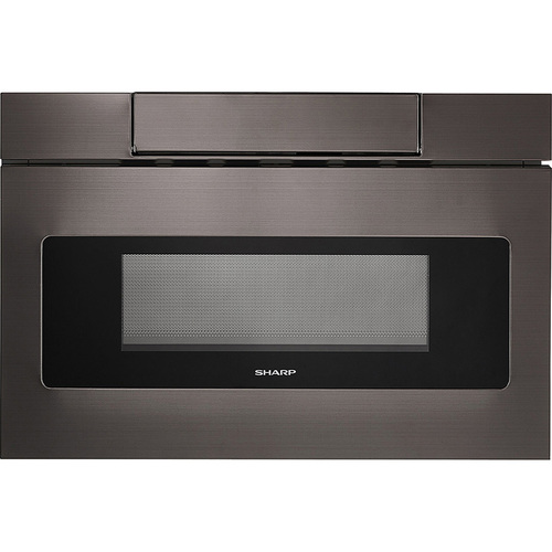 Sharp 24` 1.2 cu. ft. 950W Microwave Drawer Oven, Black Stainless Steel (SMD2470AH)