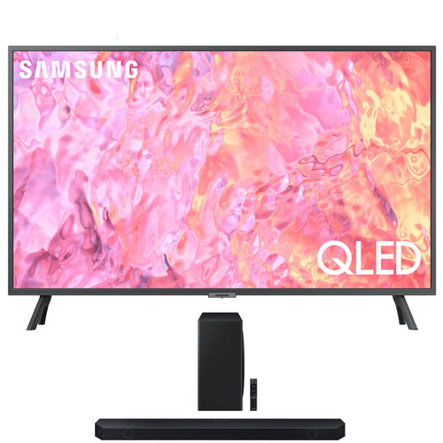 Samsung 85 Inch QLED 4K Smart TV (2023) + Q-series 5.1.2 ch. Wireless Soundbar