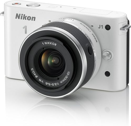 Nikon 1 J1 Mirrorless Digital Camera  Body (Silver) Factory Refurbished