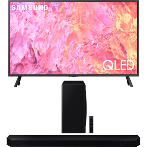 Samsung 55 Inch QLED 4K Smart TV (2023) + Q-series 5.1.2 ch. Wireless Soundbar