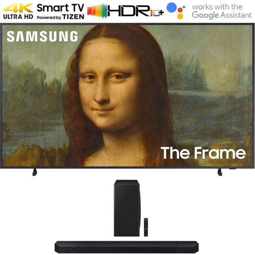Samsung 65` The Frame QLED 4K Smart TV (2022) + Q-series 5.1.2 ch. Wireless Soundbar