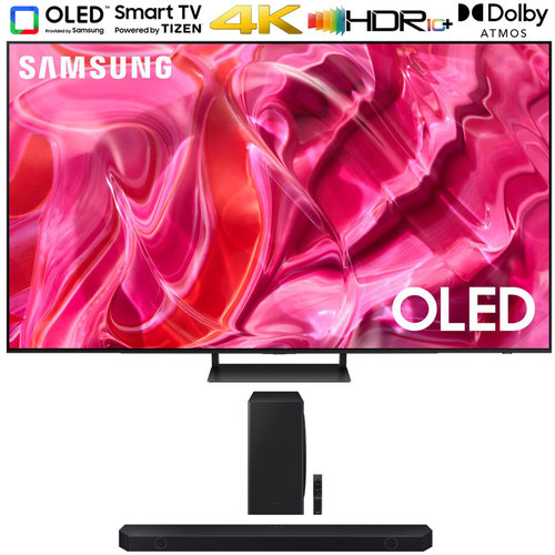 Samsung 55 Inch OLED 4K Smart TV (2023) + Q-series 5.1.2 ch. Wireless Soundbar