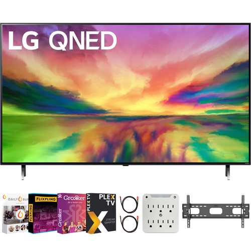 LG 86 inch 4K HDR Smart Mini-LED TV 2023 with Movies Streaming Bundle